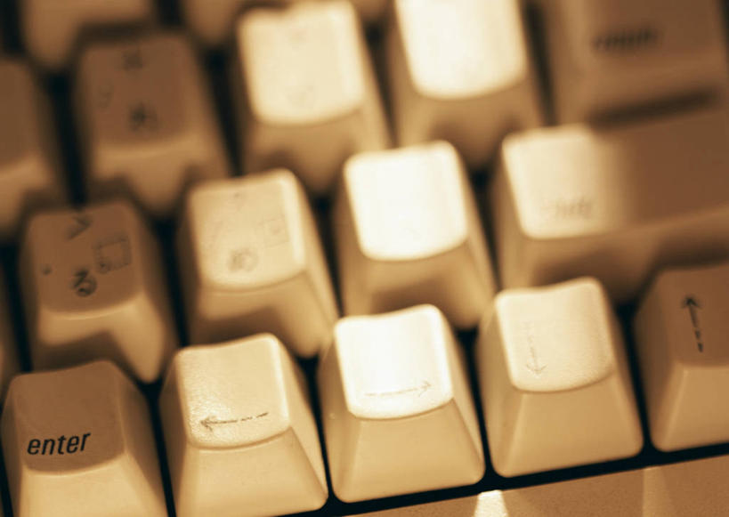 无人,横图,俯视,室内,特写,白天,键盘,朦胧,模糊,输入设备,通讯设备,一个,单个,通信设备,电脑键盘,彩图,高角度拍摄