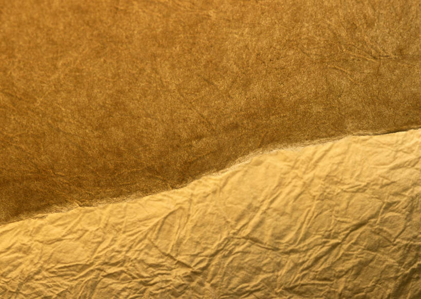 无人,横图,室内,特写,白天,正面,静物,阴影,丰富,褶皱,反射,纹路,纹理,影子,纸,褐色,纸张,文化,成熟,肌理,和纸,日本纸,谦让,随和,彩图