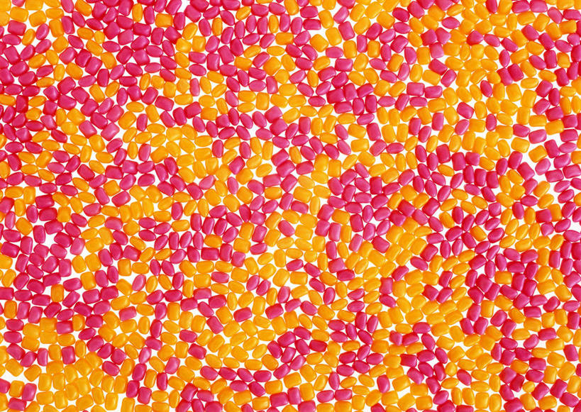 无人,横图,俯视,室内,特写,白天,一堆,许多,堆叠,堆积,食品,糖果,软糖,很多,食物,粉色,黄色,甜食,摄影,影棚,堆,泡泡糖,彩图,高角度拍摄,影棚拍摄,拍摄