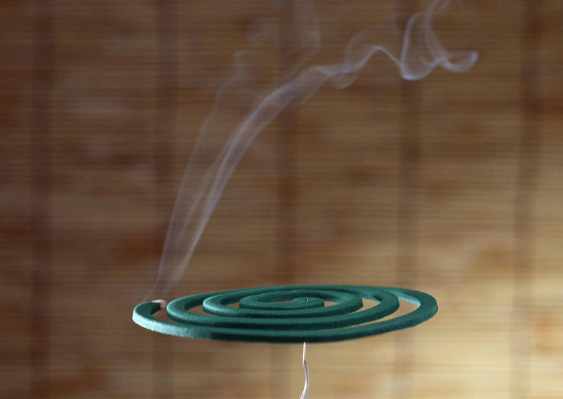 无人,横图,室内,特写,白天,正面,阴影,朦胧,模糊,装饰,反射,螺旋,蚊香,影子,竹帘,烟雾,燃烧,帘子,一盘,华丽,修饰,点缀,焚烧,盘香,衬托,美观,雅致,雅观,彩图,驱蚊物