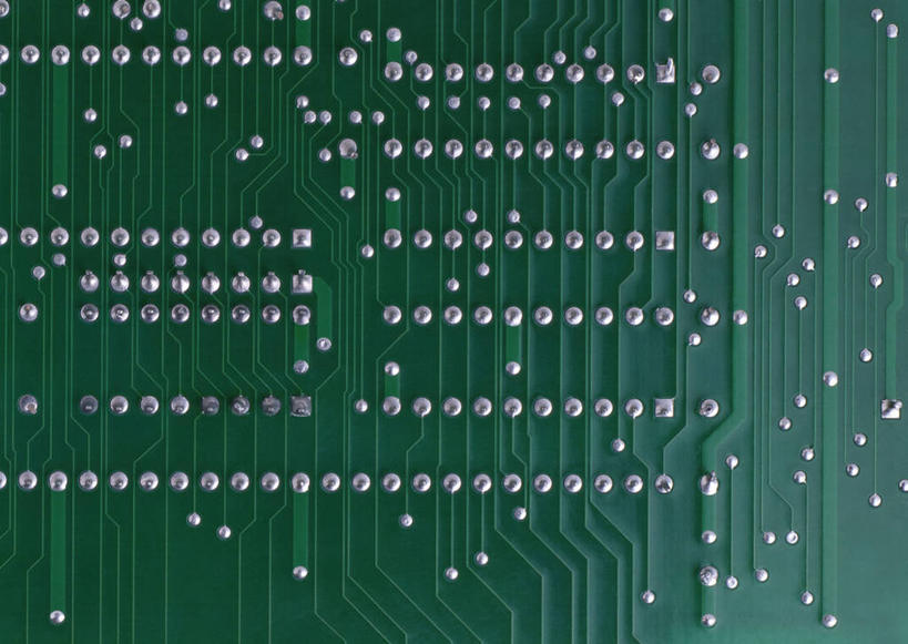 无人,横图,俯视,室内,特写,白天,静物,一块,新鲜,纹路,电路板,纹理,绿色,青春,线路板,集成电路板,印刷电路板,生命,集成电路,和平,安详,肌理,冷色,PCB板铝基板,PCB电路板,超薄电路板,超薄线路板,高频板,彩图,高角度拍摄