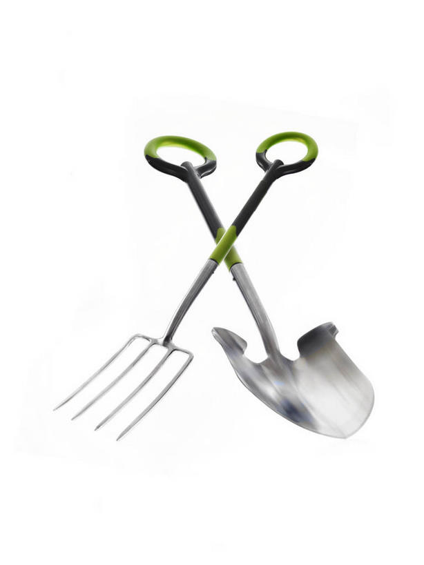 无人,竖图,室内,特写,白天,白色背景,正面,静物,金属制品,金属,铲子,工具,两个,摄影,影棚,耙子,农具,耕具,彩图,影棚拍摄,拍摄