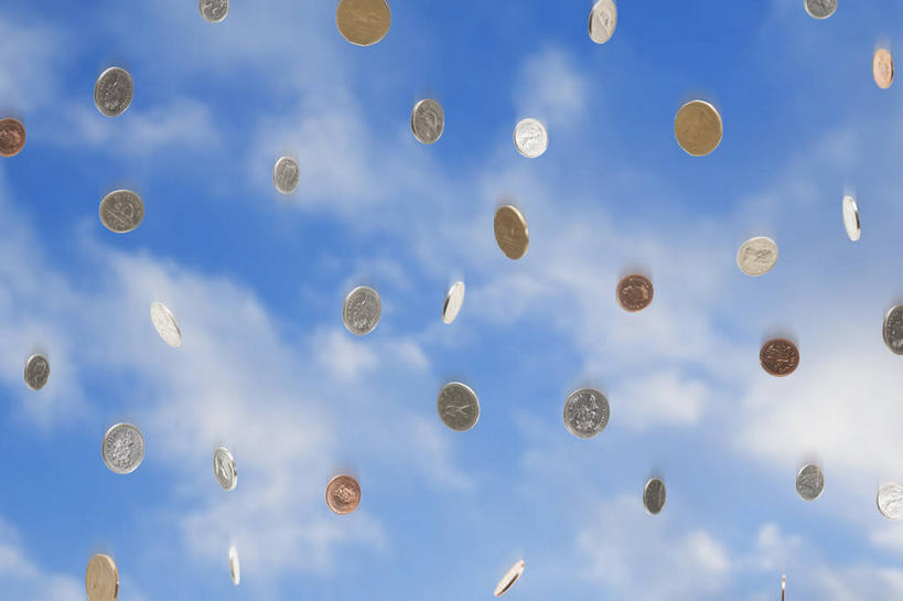 无人,横图,室内,白天,正面,钱,数码,科技,许多,阴影,光线,网络,钱币,影子,云,云朵,很多,高光,几何,计算机图形,合成,云彩,蓝色,白云,蓝天,天空,阳光,天,金融,经济,晴朗,电脑合成图,数码合成图,合成图,下降,降落,加拿大元,流通,贸易,写实,具体,具象,降低,下跌,下落,加拿大货币,货币,现金,硬币,晴空,彩图