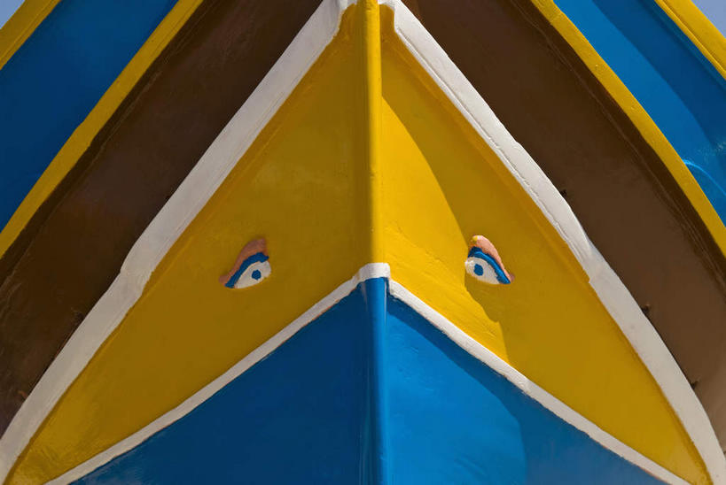 无人,横图,彩色,室外,特写,白天,正面,船,静物,欧洲,马耳他,阴影,光线,影子,木船,阳光,交通工具,舟,载具,马耳他共和国,彩图