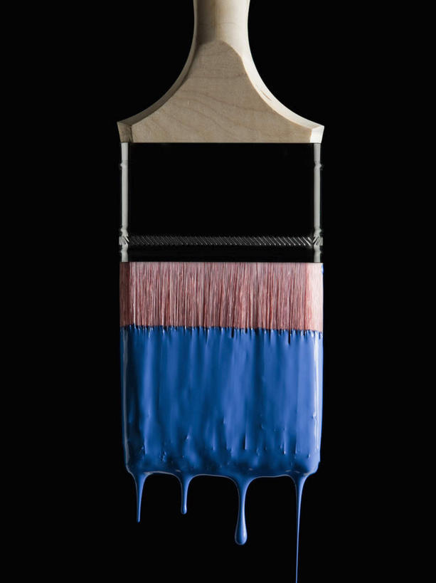 无人,竖图,室内,特写,白天,正面,水,装修,一把,黑色背景,装饰,材料,液体,水滴,装潢,蓝色,粉刷,刷子,摄影,影棚,油漆,保护,涂料,彩图,影棚拍摄,拍摄