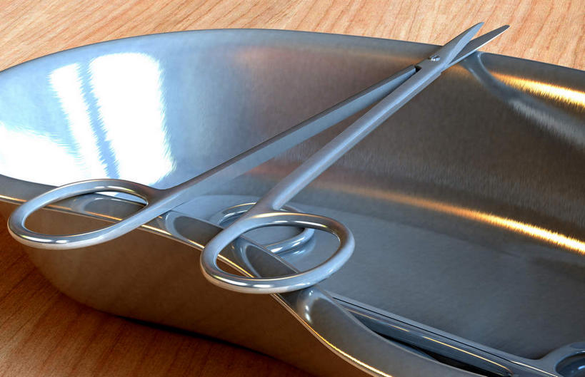 无人,横图,俯视,室内,白天,地板,金属制品,一把,修剪,金属,工具,剪刀,地面,木地板,一个,容器,治疗,单个,储藏,裁剪,手术,手术刀,剪子,剪裁,切割,储存,医治,肾形盘,手术剪,彩图,高角度拍摄,贮存