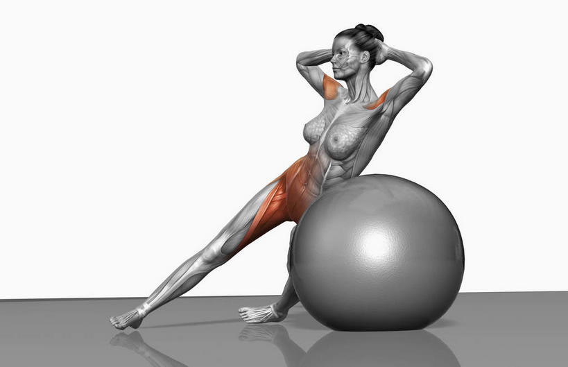 肌肉,健壮,一个人,无人,站,举,竖图,室内,白天,白色背景,侧面,锻炼,瑜伽,运动,数码,科技,仅一个年轻女性,仅一个女性,仅一个人,抱头,阴影,网络,高光,几何,计算机图形,合成,注视,观察,看,靠,靠着,托,站着,健康,健身球,活力,力量,养生,观看,青春,瑜伽球,电脑合成图,数码合成图,察看,强壮,关注,写实,具体,具象,捧首,捧头,背阔肌,三角肌,外斜肌,股直肌,体育,年轻女性,女人,女性,举起,举手,举着,向上举,向上伸,向上托,站立,彩图,全身,健身