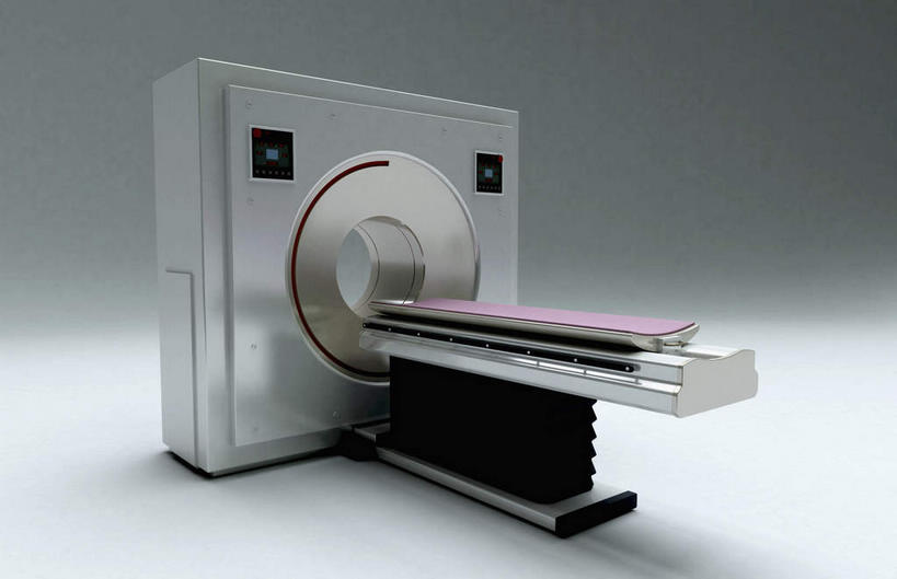 无人,横图,室内,白天,白色背景,正面,检查,工具,一个,扫描仪,器械,单个,检测,医疗,医疗器械,医疗工具,计算机断层扫描,ct机,扫描仪器,显像机,彩图