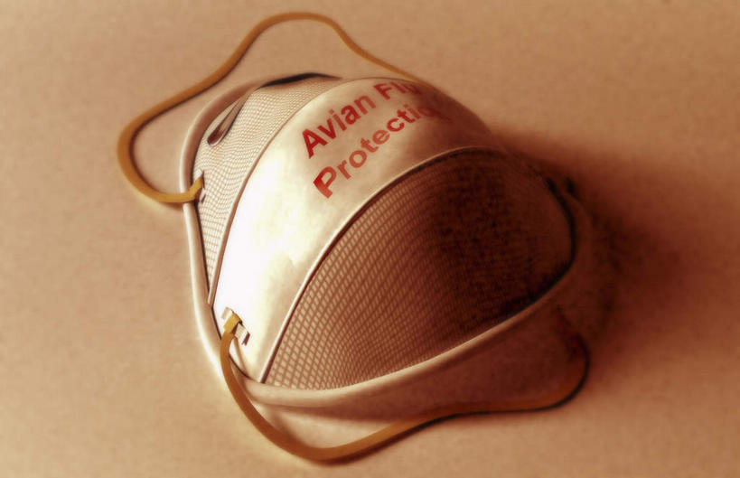 无人,横图,室内,特写,白天,正面,微生物,静物,医学,面膜,生物,医疗,病毒,生物学,寄生,甲型流感病毒,禽流感病毒,生命体,生物病毒,彩图