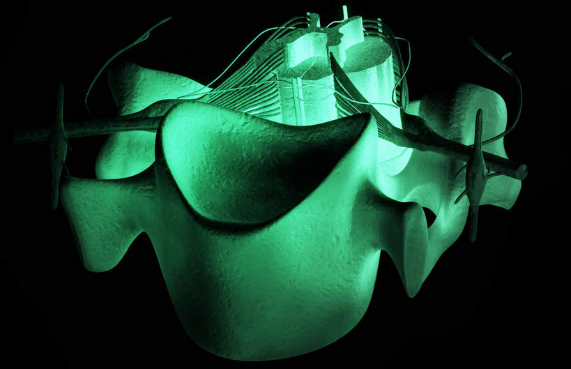 神经,脊髓,动脉,静脉,骨骼,脊椎,无人,横图,插画,室内,特写,白天,正面,数码,科技,静物,阴影,黑色背景,局部,网络,医学,骨头,光芒,高光,几何,计算机图形,合成,图画,画,模型,人体,部分,电脑合成图,数码合成图,骨架,生物学,漫画,生理学,写实,具体,具象,腰骨,背根神经节,软脑膜,硬膜,背侧神经根,腹侧神经根,前角,脊柱,半身,彩图