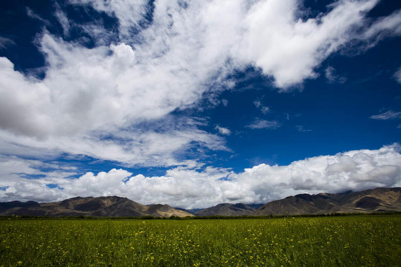 无人,横图,室外,白天,正面,旅游,度假,草地,草坪,美景,山,山脉,植物,中国,亚洲,阴影,光线,影子,景观,山峰,云,云朵,山峦,云彩,娱乐,西藏,草,树,树木,蓝色,绿色,白云,蓝天,天空,阳光,自然,群山,天,享受,休闲,景色,放松,生长,晴朗,成长,自然风光,藏,东亚,西藏自治区,日喀则,日喀则市,中华人民共和国,西南地区,晴空,彩图