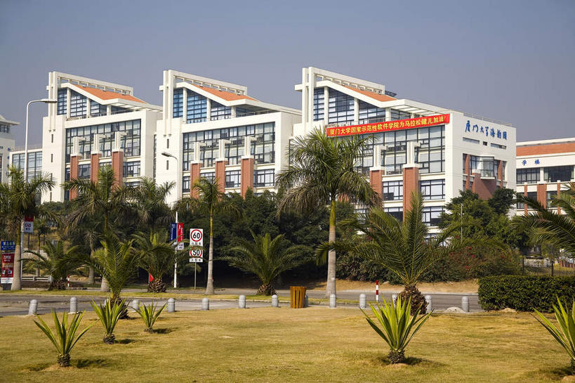 无人,高楼大厦,栏杆,横图,室外,白天,仰视,度假,草地,草坪,美景,植物,窗户,城市风光,标志建筑,城市,大厦,道路,地标,建筑,路,摩天大楼,公路,棕榈树,叶子,中国,亚洲,一排,许多,阴影,整齐,光线,影子,墙,景观,围栏,绿叶,交通,很多,娱乐,建设,厦门,护栏,玻璃窗,墙壁,墙面,草,树,树木,排列,蓝色,绿色,蓝天,天空,阳光,自然,天,享受,休闲,嫩叶,景色,放松,生长,晴朗,成长,队列,福建,东亚,棕榈叶,福建省,厦门市,万里无云,中华人民共和国,华东地区,闽,叶,叶片,晴空,晴空万里,马路,棕树,棕榈,彩图,低角度拍摄,大楼,高层建筑,高楼,摩天楼,鹭岛,厦门岛,厦门国际会议展览中心,厦门国际会展中心,厦门会展中心