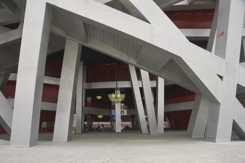无人,体育馆,公园,运动场,横图,室外,白天,正面,锻炼,旅游,度假,快乐,比赛,运动,竞争,标志建筑,地标,建筑,北京,中国,亚洲,鸟巢,墙,地面,首都,娱乐,建设,体育场,墙壁,墙面,享受,休闲,旅游胜地,奥林匹克,奥运,放松,体育运动,东亚,国家体育场,中华人民共和国,北京市,京,北平,华北地区,朝阳区,运动馆,体育,彩图,健身,北京奥林匹克公园,奥运会,奥林匹克运动,北京奥运会,2008年北京奥运会,北京国家体育场,北京奥林匹克体育场