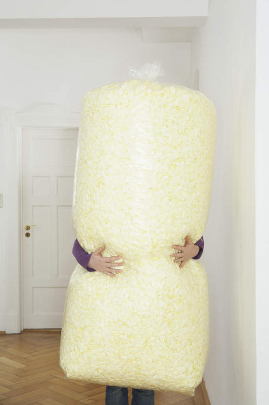 西方人,一个人,站,抱,竖图,室内,白天,正面,地板,门,袋子,欧洲,欧洲人,仅一个年轻女性,仅一个女性,仅一个人,材料,塑料,墙,地面,木地板,墙壁,墙面,塑料制品,门框,站着,抱着,包装材料,搂着,隔音,塑封,年轻女性,女人,女性,白种人,搂,搂抱,站立,半身,彩图,多孔塑料,泡沫塑料,绝热,密封袋,塑封袋