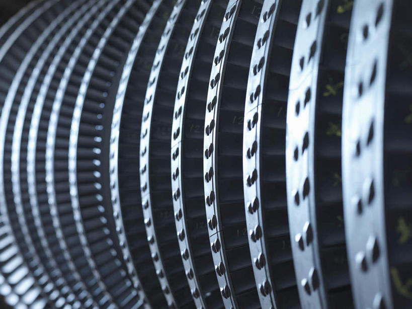 无人,工厂,横图,室内,特写,白天,正面,机器,静物,一排,整齐,纹路,纹理,风扇,排列,机械,部件,队列,涡轮,肌理,彩图,工地,制造厂