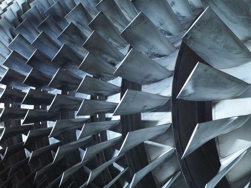 无人,工厂,横图,室内,特写,白天,正面,机器,静物,一排,整齐,纹路,纹理,风扇,排列,机械,部件,队列,涡轮,肌理,彩图,工地,制造厂