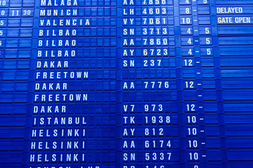无人,机场,横图,室内,特写,白天,仰视,显示器,飞机场,比利时,欧洲,英文,标志,屏幕,数字,文字,字符,字母,标识,显示屏,蓝色,阿拉伯数字,英文字母,西欧,输出设备,比利时王国,航空站,空港,彩图,低角度拍摄