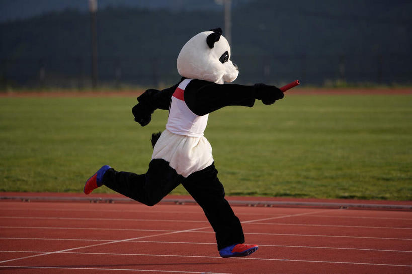 东方人,一个人,体育馆,运动场,跑,笑,微笑,露齿笑,横图,室外,白天,侧面,运动服,运动鞋,锻炼,运动,草地,草坪,植物,野生动物,熊猫,鞋子,亚洲,仅一个男性,仅一个人,接力,握,阴影,服装,朦胧,模糊,传递,光线,标志,接力棒,数字,文字,线,影子,字符,跑道,地面,拿,拿着,注视,黄种人,标识,体育场,草,仅一个年轻男性,衣服,红色,绿色,白色,阳光,动物,观察,看,可爱,模仿,握着,空中,阿拉伯数字,服饰,活泼,田径场,观看,察看,模拟,传送,衣着,穿着,关注,标线,大熊猫,演出服,运动馆,猫熊,衣饰,摹拟,体育,男人,男性,年轻男性,亚洲人,跑步,彩图,全身,健身,运动装