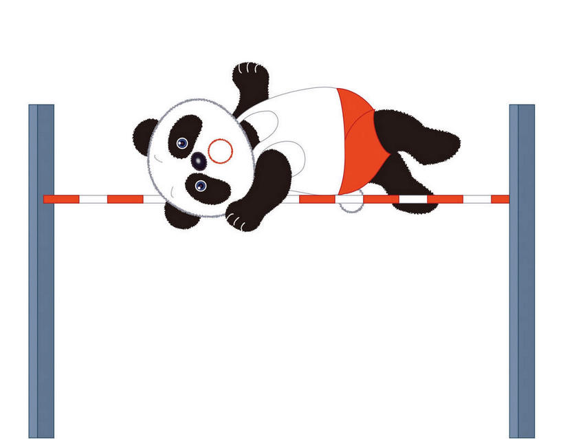 无人,跳,横图,插画,室内,白天,白色背景,侧面,运动服,锻炼,运动,数码,科技,跳高,野生动物,熊猫,阴影,网络,半空,高光,几何,计算机图形,扭曲,合成,图画,注视,画,一只,动物,观察,看,可爱,活泼,观看,电脑合成图,数码合成图,察看,关注,大熊猫,漫画,写实,具体,具象,猫熊,体育,跳跃,彩图,全身,健身,拟人