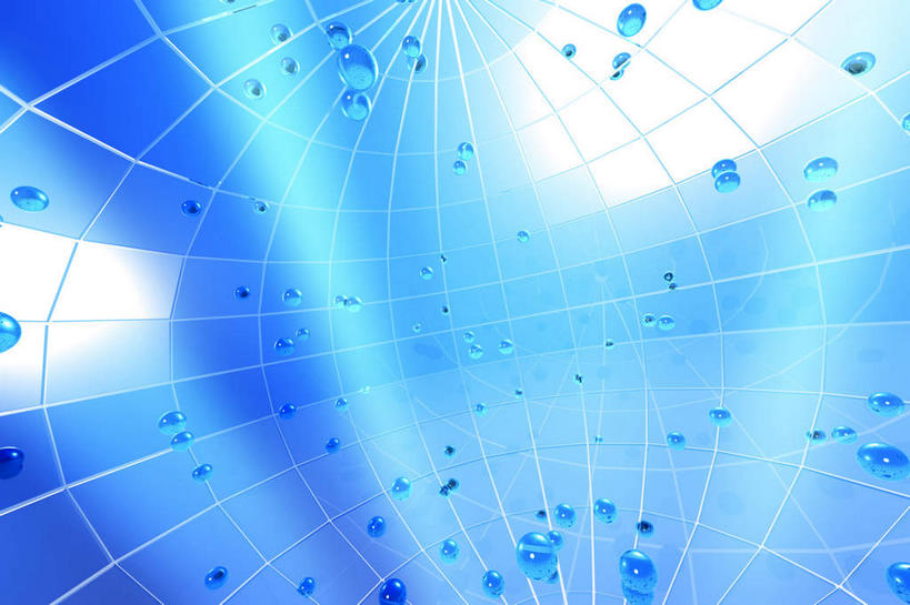 无人,横图,插画,室内,白天,正面,抽象,数码,科技,阴影,飘扬,网络,高光,几何,计算机图形,合成,图画,画,球,蓝色,球体,夸张,电脑合成图,数码合成图,特效,漫画,深奥,浮荡,飘拂,漂荡,飘零,彩图,飘荡