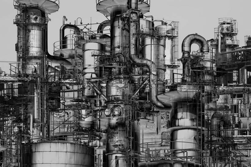 无人,工厂,横图,黑白,室内,白天,数码,科技,阴影,网络,高光,几何,计算机图形,合成,蓝色,蓝天,天空,天,晴朗,工场,电脑合成图,数码合成图,万里无云,写实,具体,具象,晴空,晴空万里,彩图