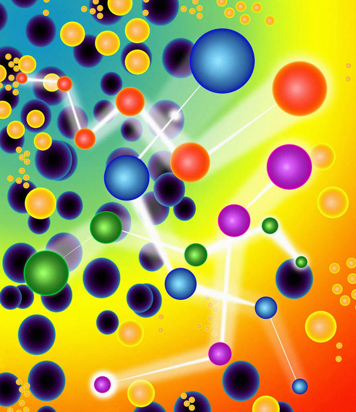 无人,竖图,插画,室内,特写,白天,正面,数码,科技,一排,许多,连接,阴影,黄色背景,组合,研究,整齐,科学,网络,化学,高光,几何,计算机图形,合成,图画,画,排列,链接,电脑合成图,数码合成图,紧固,未来,队列,拼接,拼凑,漫画,粒子,写实,具体,具象,拼合,凑集,聚合,撮合,链结,牢固,次原子粒子,纳米技术,亚原子,亚原子粒子,彩图