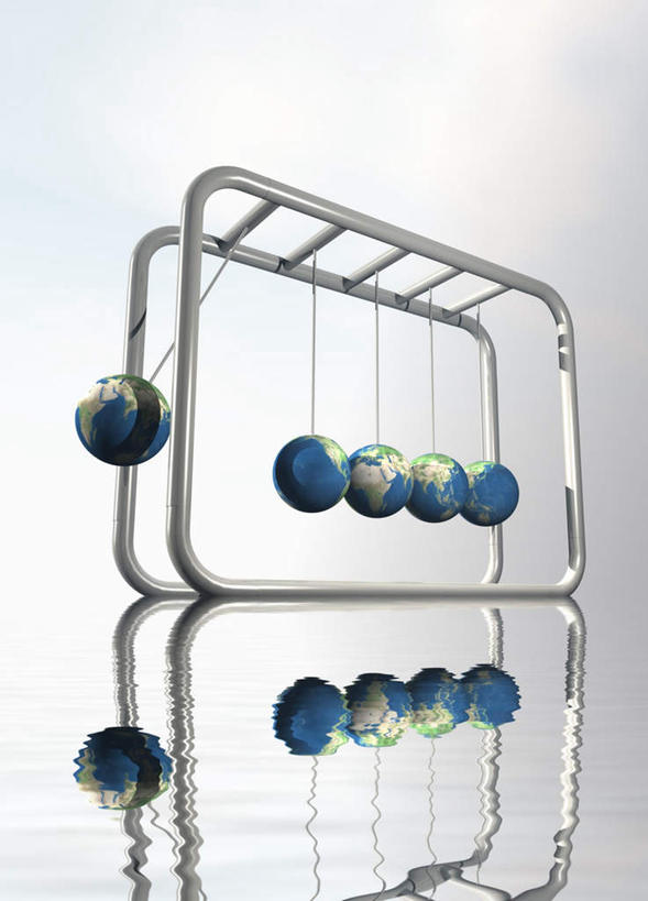 无人,竖图,插画,室内,特写,白天,白色背景,仰视,数码,科技,海洋,五个,一排,许多,阴影,整齐,反射,网络,影子,世界地图,地球,陆地,高光,几何,计算机图形,合成,全球,图画,画,排列,地理,国家,电脑合成图,数码合成图,大陆,世界,动能,队列,漫画,牛顿摆,写实,具体,具象,能量守恒定律,彩图,低角度拍摄,大洋,大洲