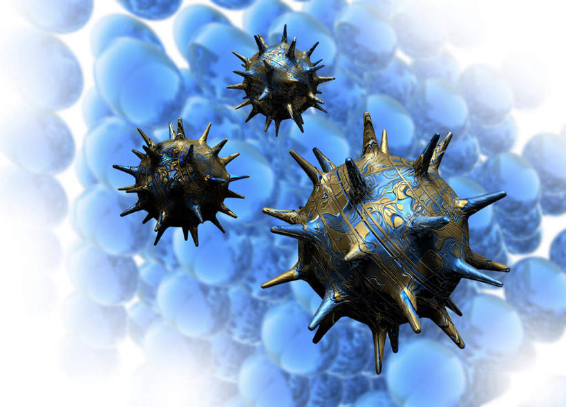 无人,横图,插画,室内,特写,白天,白色背景,正面,数码,科技,一排,阴影,整齐,网络,高光,几何,计算机图形,合成,图画,破坏,破损,画,排列,三个,污染,损坏,电脑合成图,数码合成图,病毒,队列,漫画,写实,具体,具象,传染,计算机病毒,彩图,感染,沾染