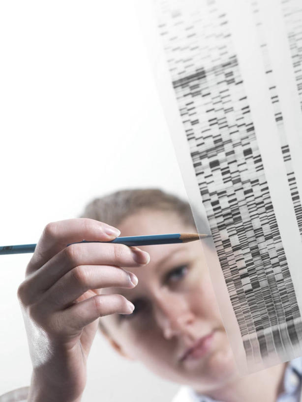 西方人,脸,头,脸颊,手,一个人,科学家,站,竖图,室内,特写,白天,正面,欧洲,欧洲人,仅一个年轻女性,仅一个女性,仅一个人,握,指,服装,笔,办公用品,拿,拿着,扭头,注视,指点,肩膀,文具,一个,衣服,白色,铅笔,学习用品,观察,看,站着,转头,手部,握着,服饰,单个,观看,单手,文具用品,察看,指向,衣着,科研人员,白大褂,穿着,关注,研究者,实验服,科学研究者,衣饰,年轻女性,女人,女性,白种人,头部,脸部,脸蛋,面部,科学工作者,站立,半身,彩图,实验衣,DNA图谱,基因图,基因图谱,DNA序列,核酸的一级结构,核酸序列