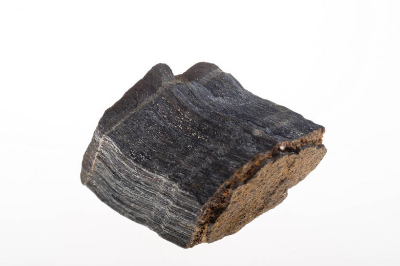 无人,横图,俯视,室内,特写,白天,白色背景,静物,一块,矿石,灰色,晶体,摄影,影棚,坚硬,石英,坚固,矿物质,二氧化硅,虎睛石,虎眼石,彩图,高角度拍摄,影棚拍摄,拍摄,鹰眼石