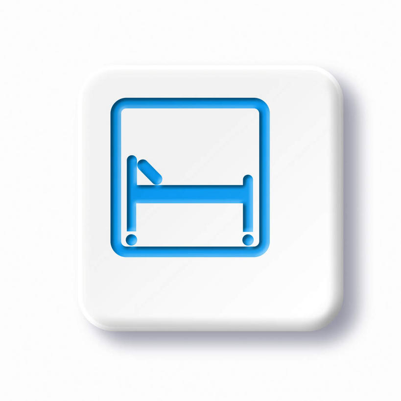 无人,方图,插画,室内,白天,白色背景,正面,数码,科技,指示牌,阴影,网络,标志,高光,几何,计算机图形,合成,图画,画,一个,蓝色,病床,单个,电脑合成图,数码合成图,病房,漫画,写实,具体,具象,彩图