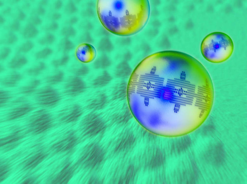无人,横图,插画,室内,特写,白天,正面,数码,科技,阴影,朦胧,模糊,网络,颗粒,高光,几何,计算机图形,合成,图画,画,球,绿色,球体,电脑合成图,数码合成图,漫画,写实,具体,具象,纳米,彩图