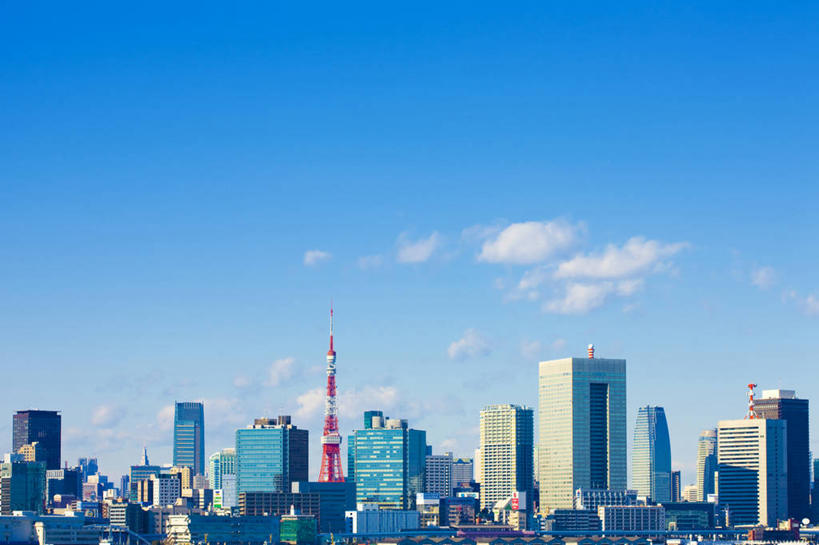 无人,高楼大厦,横图,全景,室外,白天,正面,度假,美景,天际线,城市风光,标志建筑,城市,大厦,地标,建筑,摩天大楼,东京,日本,亚洲,阴影,光线,影子,景观,云,云朵,东京铁塔,江东区,芝公园,云彩,娱乐,建设,蓝色,白云,蓝天,天空,阳光,天,享受,休闲,景色,放松,晴朗,东京塔,东亚,本州,关东地方,本州岛,日本国,东京都,港区,日本电波塔,晴空,彩图,大楼,高层建筑,高楼,摩天楼