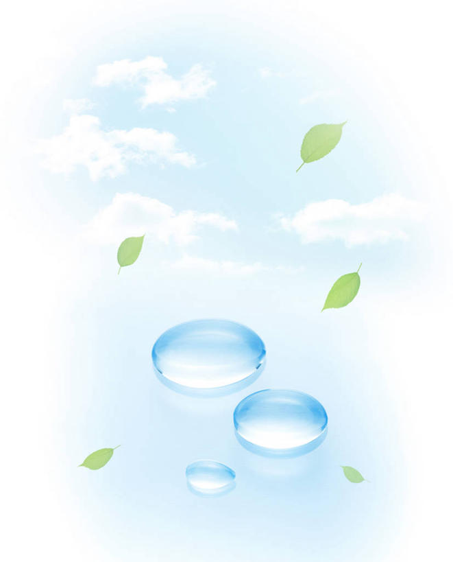 无人,竖图,室内,白天,正面,数码,科技,水,植物,叶子,阴影,光线,网络,纹理,液体,影子,水滴,云,云朵,绿叶,两滴,高光,几何,计算机图形,合成,云彩,蓝色,绿色,白云,蓝天,天空,阳光,天,嫩叶,晴朗,电脑合成图,数码合成图,合成图,下降,降落,肌理,写实,具体,具象,降低,下跌,下落,叶,叶片,叶脉,晴空,彩图