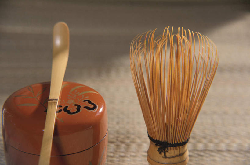 无人,横图,俯视,室内,特写,白天,静物,杯子,勺子,茶具,水杯,调羹,汤匙,摄影,影棚,茶筅,茶叶搅拌器,茶杯,彩图,高角度拍摄,影棚拍摄,拍摄