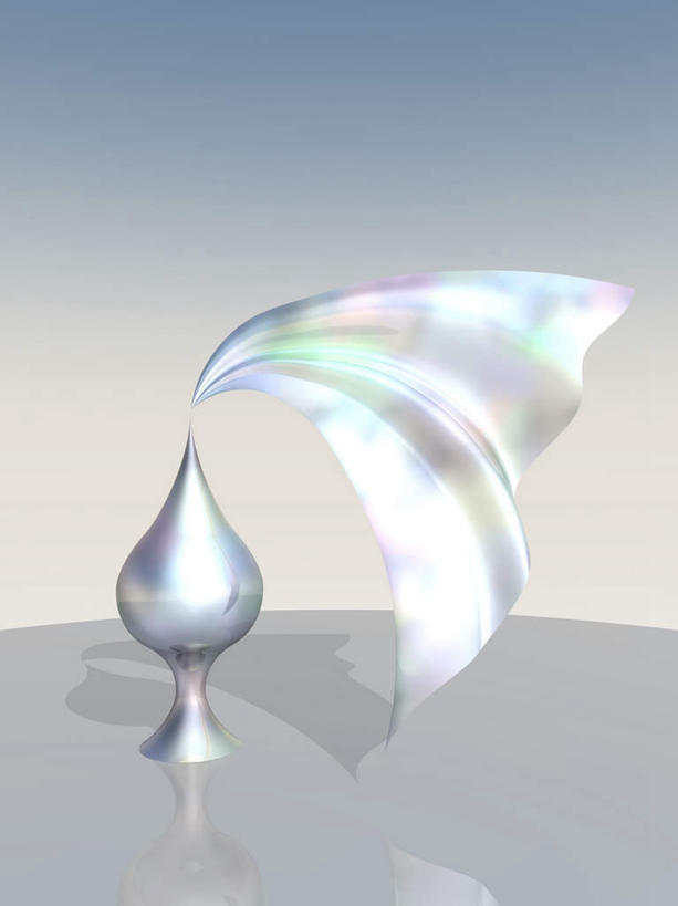 无人,竖图,彩色,室内,特写,白天,正面,抽象,数码,科技,阴影,飞溅,溅,透明,反射,网络,金属,液体,影子,水滴,银色,高光,几何,计算机图形,合成,水珠,两个,夸张,明亮,电脑合成图,数码合成图,尖锐,喷洒,三维,深奥,三维图形,彩图