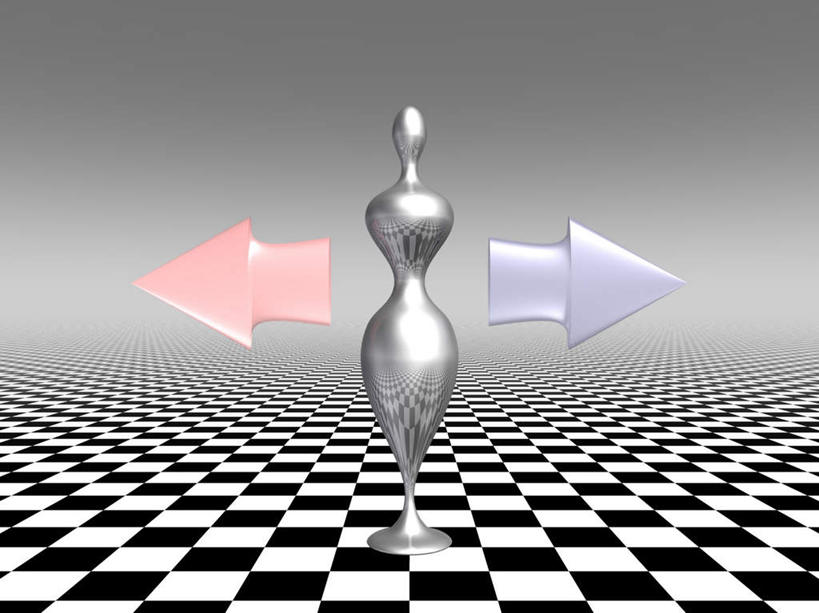 一个人,无人,横图,室内,特写,白天,正面,抽象,数码,科技,仅一个年轻女性,仅一个女性,仅一个人,一排,阴影,整齐,网络,方格,高光,几何,计算机图形,合成,方向,箭头,排列,两个,一个,红色,蓝色,白色,黑色,夸张,单个,电脑合成图,数码合成图,指向,队列,三维,簇,深奥,三维图形,年轻女性,女人,女性,彩图,人体模型