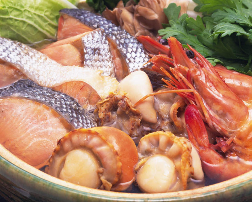 海鲜,无人,横图,室内,特写,白天,正面,烹饪,餐具,砂锅,日本料理,料理,食品,鲭鱼,水产,菜肴,美食,海洋生物,食物,日式料理,日式,摄影,佳肴,影棚,对虾,花池鱼,花鲱,花鳀,青花鱼,鲐鲅鱼,油胴鱼,水生动物,海产品,水生物,海底动物,进餐用具,烹调用具,彩图,影棚拍摄,拍摄