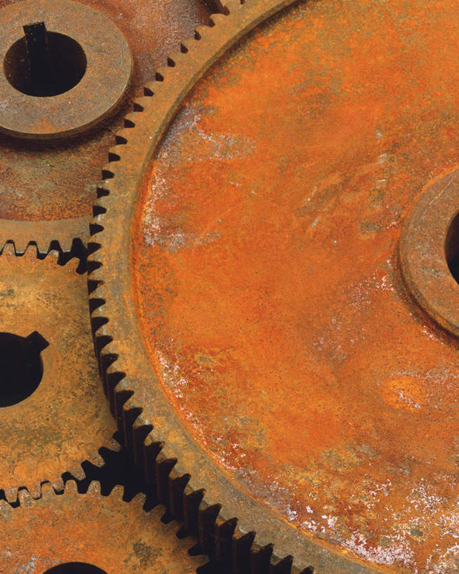 无人,竖图,俯视,室内,白天,齿轮,连接,组合,生锈,工具,四个,机械,铁锈,链接,锈迹,五金,紧固,拼接,拼凑,拼合,凑集,聚合,撮合,链结,牢固,彩图,高角度拍摄