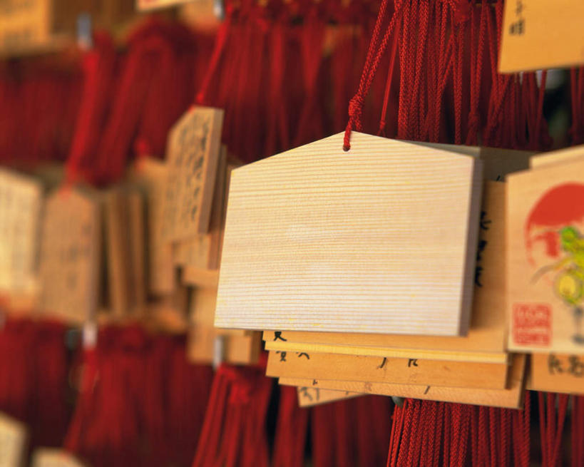 无人,横图,室内,特写,白天,正面,静物,日本,亚洲,许多,朦胧,模糊,木板,线,挂,文化,摄影,红线,影棚,纪念,东亚,日本国,彩图,影棚拍摄,拍摄