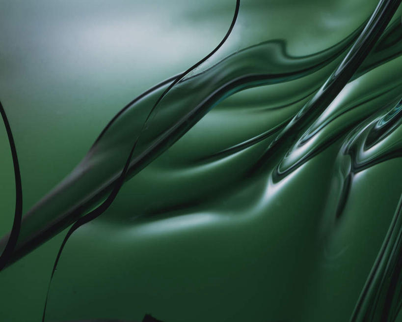 无人,横图,室内,特写,白天,正面,花纹,条纹,艺术,发光,空间,纹路,材料,液体,斑点,亚克力,画,绿色,黑色,闪耀,工业,摄影,影棚,耀眼,明亮,制造,创作,想象,丙烯酸,亚加力,有机玻璃,彩图,影棚拍摄,拍摄,丙烯画