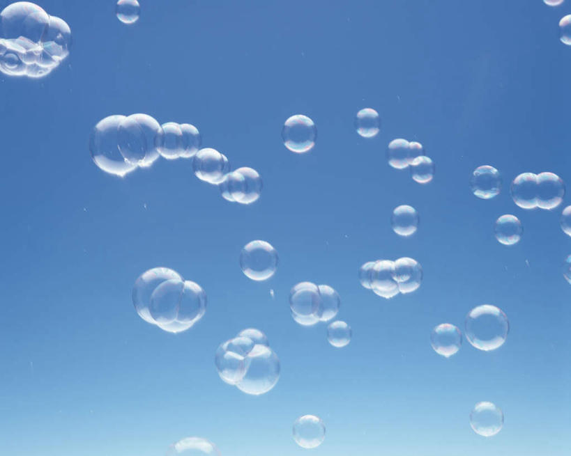 无人,横图,室内,白天,正面,许多,阴影,蓝色背景,漂浮,光线,肥皂泡,影子,气泡,阳光,泡泡,悬浮,摄影,影棚,彩图,影棚拍摄,拍摄