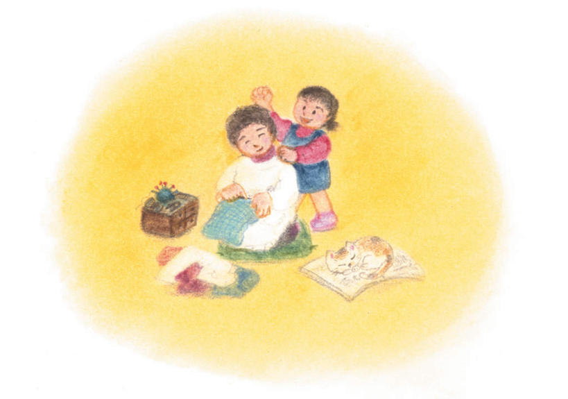 东方人,儿童,无人,两个人,家庭,母亲,女儿,站,躺,跪,闭眼,笑,睡,微笑,露齿笑,横图,插画,室内,白天,白色背景,正面,纯洁,数码,科技,宠物,猫,亚洲,阴影,服装,网络,高光,几何,计算机图形,合成,图画,休闲装,黄种人,线团,画,小孩,衣服,动物,线球,站着,休闲,温暖,温馨,母女,一家人,休闲服,可爱,母爱,童年,童趣,服饰,电脑合成图,数码合成图,和睦,捶背,敲背,猫咪,漫画,童真,烂漫,无邪,写实,具体,具象,卧着,天真,年轻女性,女孩,女人,女性,亚洲人,孩子,年轻人,闭眼睛,闭着眼,闭着眼睛,跪着,困,困觉,寝息,睡觉,躺着,卧,站立,彩图,全身,融洽,女生