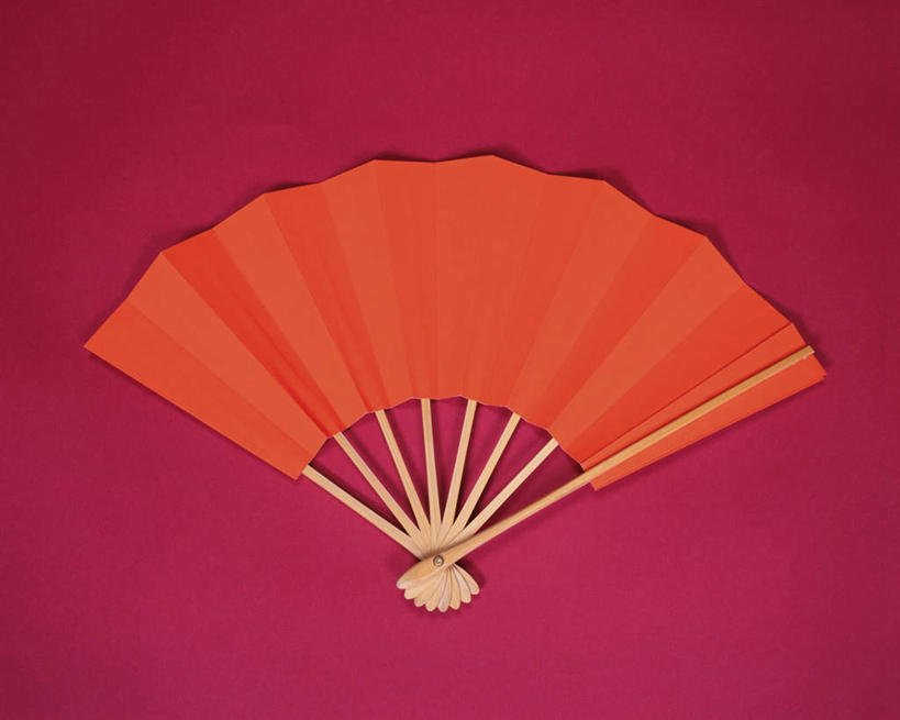 无人,横图,俯视,室内,特写,白天,一把,阴影,红色背景,花纹,反射,纹路,扇子,影子,折扇,纸扇,地面,清凉,凉爽,文化,红色,摄影,影棚,撒扇,彩图,高角度拍摄,影棚拍摄,拍摄,传统文化