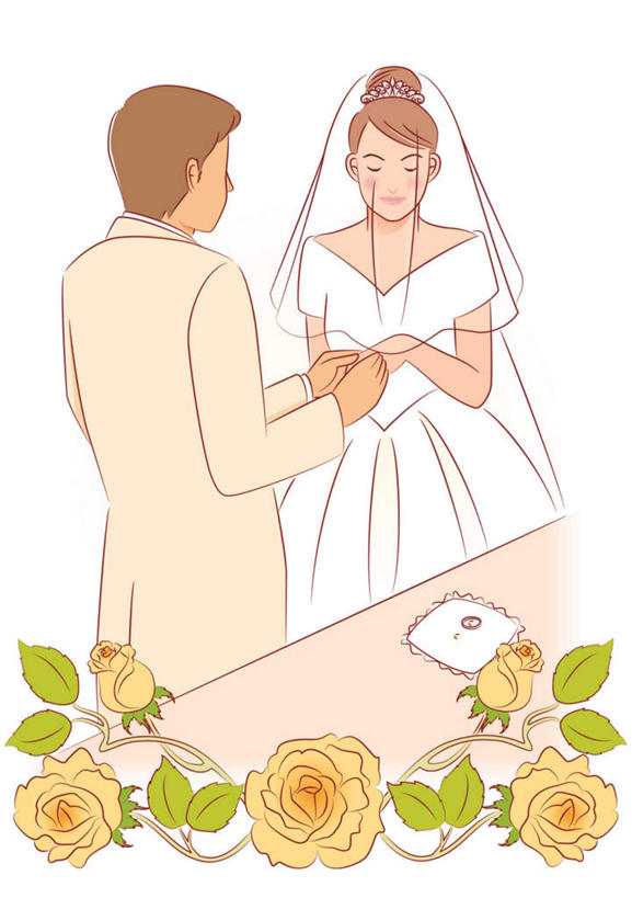 西方人,无人,两个人,新娘,新郎,站,举,竖图,插画,室内,白天,正面,婚纱,爱情,婚礼,快乐,幸福,纯洁,热情,数码,科技,玫瑰,欧洲,欧洲人,握,阴影,庆祝,盛开,网络,玫瑰花,高光,几何,计算机图形,结婚,浪漫,拿,合成,花蕾,图画,拿着,注视,画,装饰品,花,花瓣,花朵,鲜花,戒指,饰品,首饰,花苞,花蕊,观察,交换,看,托,站着,温暖,温馨,喜庆,恩爱,握着,观看,纪念,信物,电脑合成图,数码合成图,和睦,察看,权利,关注,感动,漫画,写实,具体,具象,尊敬,手饰,天真,刺玫花,徘徊花,男人,男性,年轻男性,年轻女性,女人,女性,白种人,举手,举着,向上举,向上伸,向上托,站立,半身,彩图,婚礼服,礼服,高兴,融洽