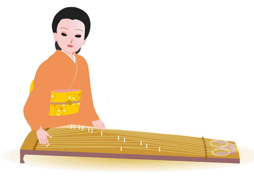 东方人,一个人,无人,坐,摸,横图,插画,室内,白天,白色背景,正面,数码,科技,亚洲,仅一个年轻女性,仅一个女性,仅一个人,抚摸,阴影,网络,乐器,弦乐器,高光,几何,计算机图形,弹奏,演奏,合成,图画,注视,黄种人,表演者,画,观察,看,观看,一台,电脑合成图,数码合成图,察看,关注,弹拨弦鸣乐器,漫画,古筝,弹弦乐器,写实,具体,具象,民族乐器,年轻女性,女人,女性,亚洲人,触摸,接触,坐着,半身,彩图,弹拨弦乐器