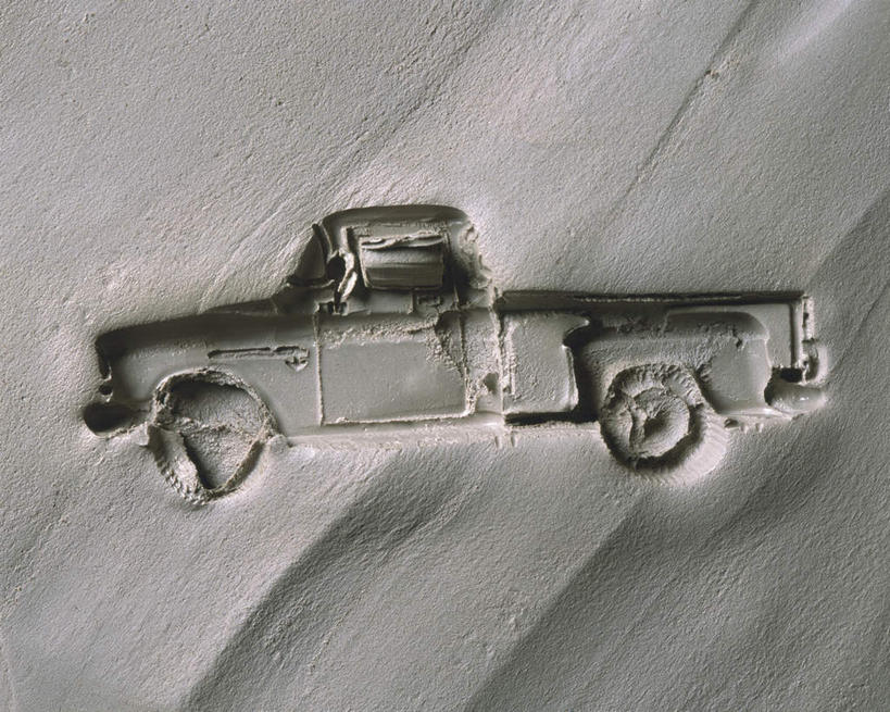 无人,横图,俯视,室内,特写,白天,卡车,汽车,静物,一辆,灰色背景,艺术,手工艺品,文化,车,工艺品,交通工具,摄影,影棚,粘土,高雅,手工艺,自信心,品位,彩图,高角度拍摄,影棚拍摄,拍摄