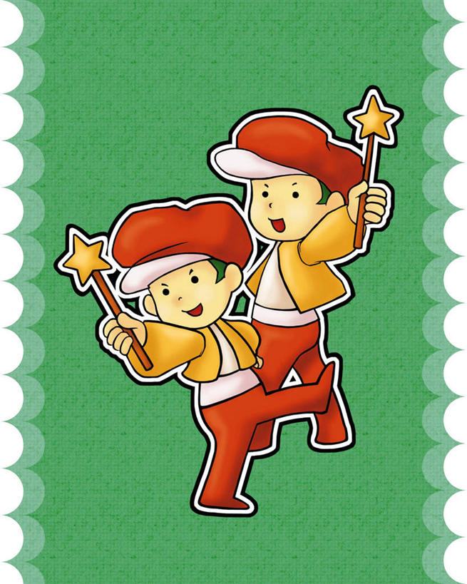 儿童,无人,两个人,站,举,笑,微笑,露齿笑,竖图,插画,室内,白天,正面,游戏,纯洁,智慧,数码,科技,握,绿色背景,阴影,花纹,网络,边框,图案,花心,高光,花边,几何,计算机图形,拿,玩,合成,图像,图画,拿着,注视,娱乐,画,小孩,观察,看,托,站着,休闲,卡通,交际,可爱,童年,童趣,握着,活泼,星座,观看,活动,电脑合成图,数码合成图,察看,敏捷,思维,发泄,关注,消遣,智力,灵活,占卜,锯齿,漫画,童真,烂漫,无邪,写实,具体,具象,宣泄,善变,双子座,圆滑,孤独,冷酷,伶俐,天真,男孩,男人,男性,沟通,举起,举手,举着,玩耍,嬉戏,向上举,向上伸,向上托,站立,彩图,全身,男生