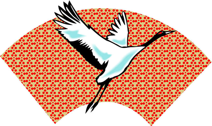 无人,横图,插画,室内,白天,白色背景,侧面,数码,科技,丹顶鹤,鸟,飞翔,伸展,张开,展翅,阴影,飞行,网络,翅膀,鹤,鸟类,高光,几何,计算机图形,翱翔,合成,图画,注视,飞,画,一只,红色,动物,观察,看,扇形,观看,吉祥,电脑合成图,数码合成图,察看,高雅,关注,漫画,张开翅膀,写实,具体,具象,长寿,鴜鷜,忠贞,木版画,展开翅膀,仙鹤,彩图,全身