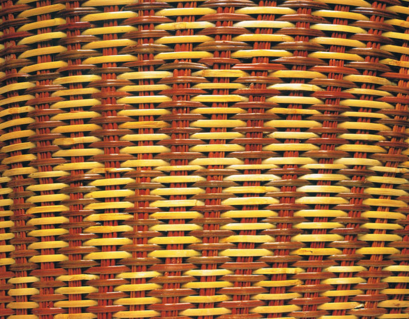 无人,横图,俯视,室内,特写,白天,静物,一排,阴影,条纹,艺术,整齐,编织,反射,密集,篮子,影子,藤,藤制,排列,黄色,摄影,影棚,工艺,藤制品,队列,彩图,高角度拍摄,影棚拍摄,拍摄